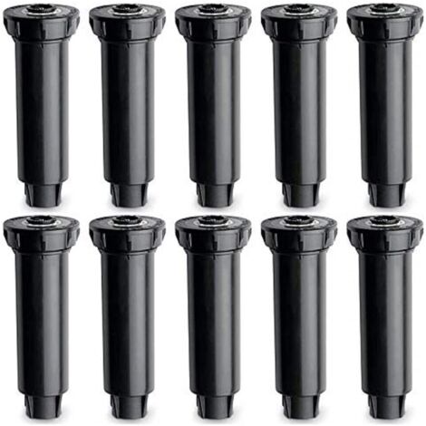 10 Arroseur escamotable,Type 1804,10cm,Noir,Jardin pelouse