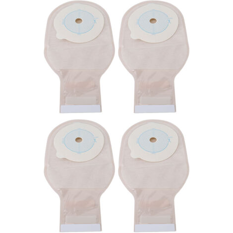 10 attaches de poche de colostomie jetables avec charbon actif désodorisant, pour soins des stomies et confort