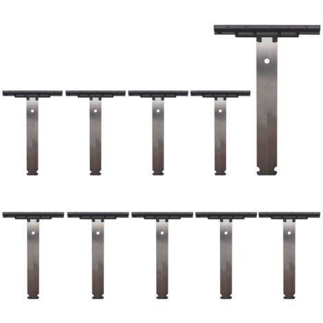 STORE MENUISERIE 10 Attaches de Tablier, Fixation par clip, Système de Verrou pour Volet Roulant