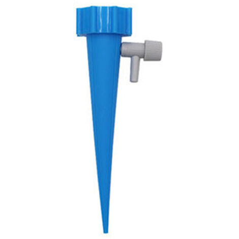 10 automatische PP-Wassertropfer mit einstellbarem Ventil zur Bewässerung von Gärten und Zimmerpflanzen, Blau