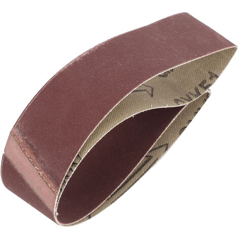10 bandes abrasives en alumine 533x30 mm grain 1000 pour ponçage et polissage