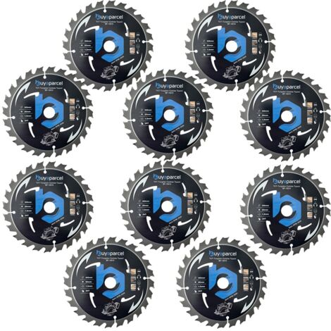 10 BAP Trade Pro Circular Saw Blade 165mm X 20 24 Teeth Carbide Tipped Long Life