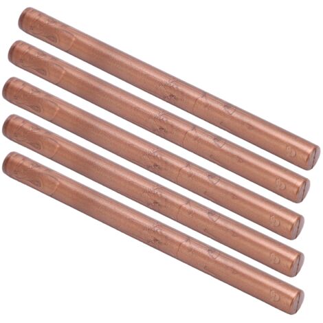 10 Bâtons de Cire à Cacheter Rouge Bronze, Sans Fumée et Flexibles pour Enveloppes, Cartes et Manuscrits - Lot de 10