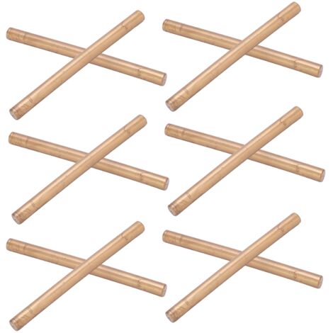 10 bâtons de cire à cacheter sans fumée et flexibles pour correspondance, scrapbooking et invitations - Finition or laiton antique (lot de 10)