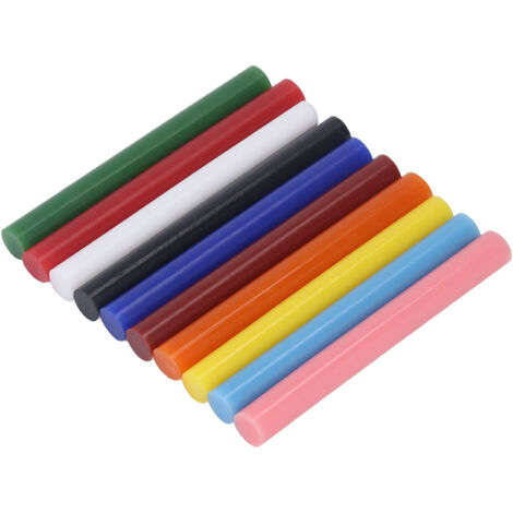 10 Bâtons de Colle à Chaud 11x100mm Haute Adhésion Résistants pour Bricolage et Réparations