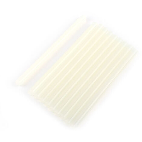 10 Bâtons de colle thermofusible transparents 7mm/11mm pour pistolet à colle, longueur 20cm, bricolage et projets créatifs