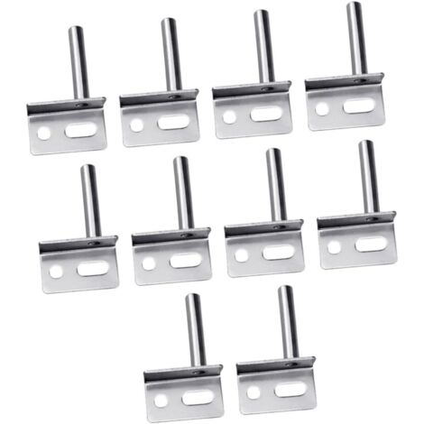 10 bisagras de alta resistencia para puertas de madera, bisagra pivotante, acabado plateado, fácil instalación, uso versátil para puertas interiores y comerciales.