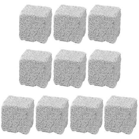 10 Blocs à Mâcher en Pierre Volcanique pour Hamster et Lapin - Jouets à Ronger pour Petits Animaux