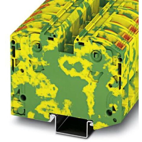 10 Blocs de jonction pour conducteur de protection - PTPOWER 35-PE - Lot de 10 unités 3212066