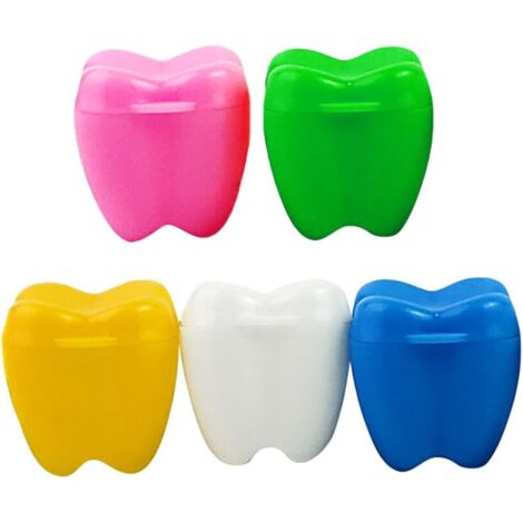 10 boîtes à dents de lait avec collier et sac pour enfant, rangement personnalisé garçons