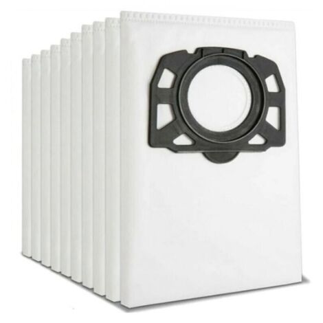 10 bolsas de filtro para aspiradora Kärcher 2.863-006.0 KFI 487 bolsas para aspiradora Kärcher WD4 WD5 WD6 WD5P WD6P MV4 MV5 MV6 aspiradora multifunción