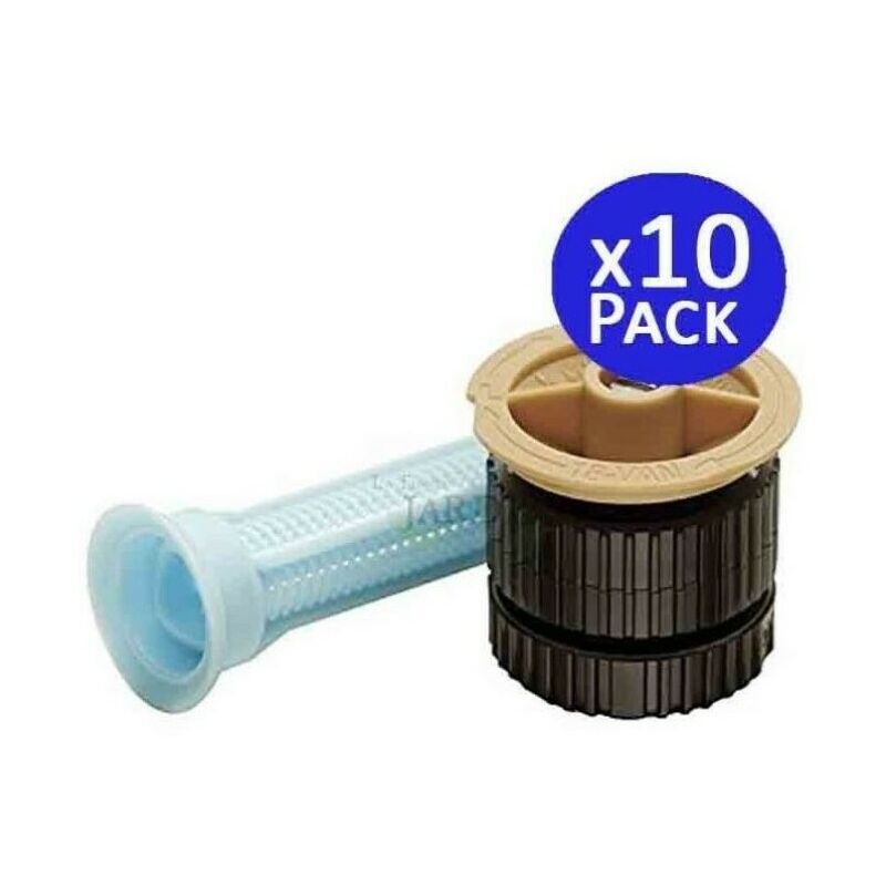 Lot de 10 Buses Rain Bird 18 van pour Diffuseurs d'Irrigation Arroseurs de Jardin à Angle Réglable Portée 5,2 Mètres