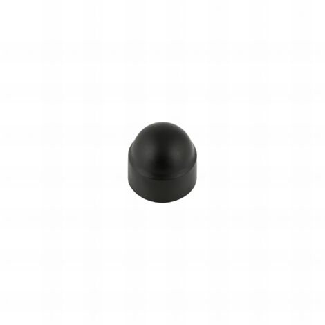 10 cache écrous tête hexagonale nylon noir mm - Diamètre 12 mm mm