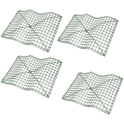 10 Cadres Fleurs Plastique pour Décoration Murale Mariage 60x40cm, Clôtures Décoratives Fête