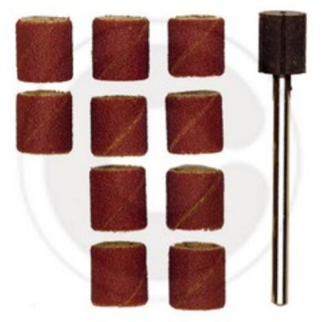 10 capuchons de broyeur Proxxon 28980 sable de mouture de corindon