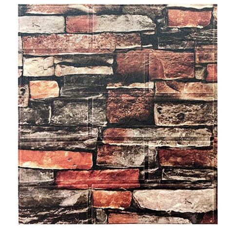10 Carreaux Muraux 3D Autocollants – 35x38 cm, Décoration Murale Auto-Adhésive pour Salon, Chambre et Cuisine