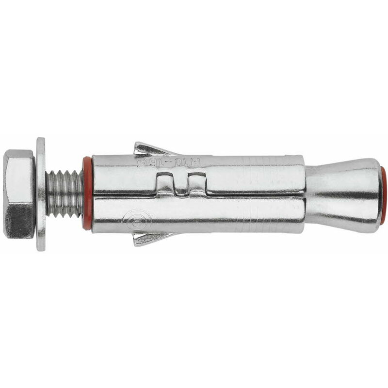 Cheville anti-rotation pour charges lourdes - Vis 8.8 - Zingué M10 x 65 Ø16 - Boite de 50