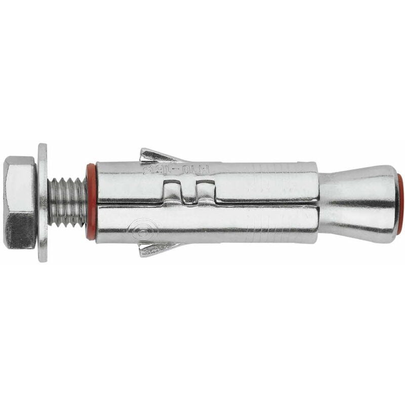 Cheville anti-rotation pour charges lourdes - Vis 8.8 - Zingué M12 x 75 Ø20 - Boite de 25