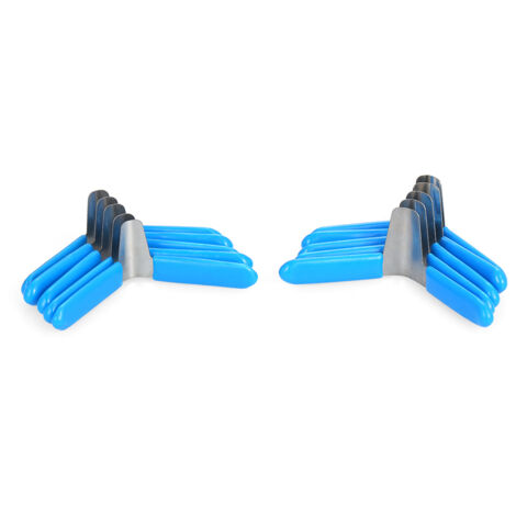 10 clips de acero inoxidable para candados de 0,18 mm – juego de herramientas de cerrajería para practicar la apertura.
