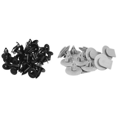 10 clips de fixation pour moulures d'ailes BMW Mini Cooper grises