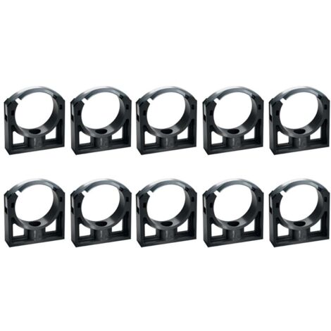 10 CLIPS DE FIXATION TUBE DE 63 - PLASSON