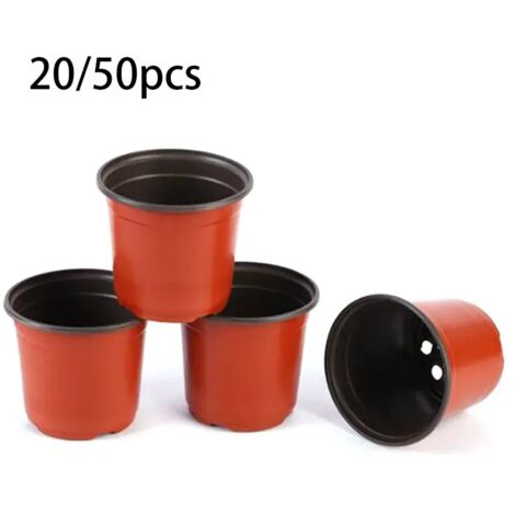 (10 cm - 20 pièces) Pots de jardinage en plastique pour plantes de pépinière et de culture, vente en gros SW2