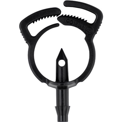 10 collares de derivación de tubería de goteo secundaria de 6 milímetros en la principal de 16 milímetros AROZ