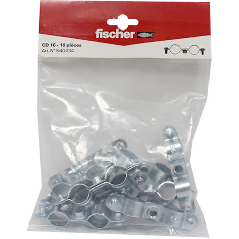 10 colliers double 7x150 Ø16 - Fischer
