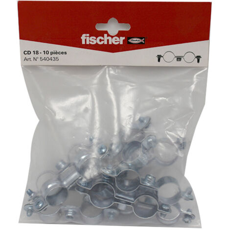 10 colliers double 7x150 Ø18 - Fischer