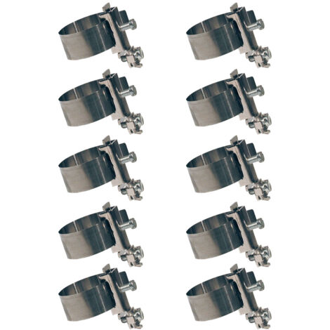 10 colliers languette pour section fil de terre 2.5-16 - diamètre 420 mm - RAM