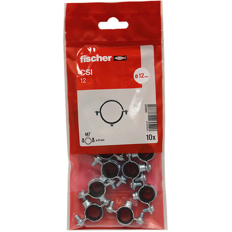 10 colliers simple isophonique 7x150 Ø12 - Fischer