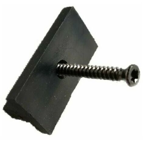 10 Composite Decking Clips WPC Decking Clips Hidden Fasteners (10pcs) with Black Screws