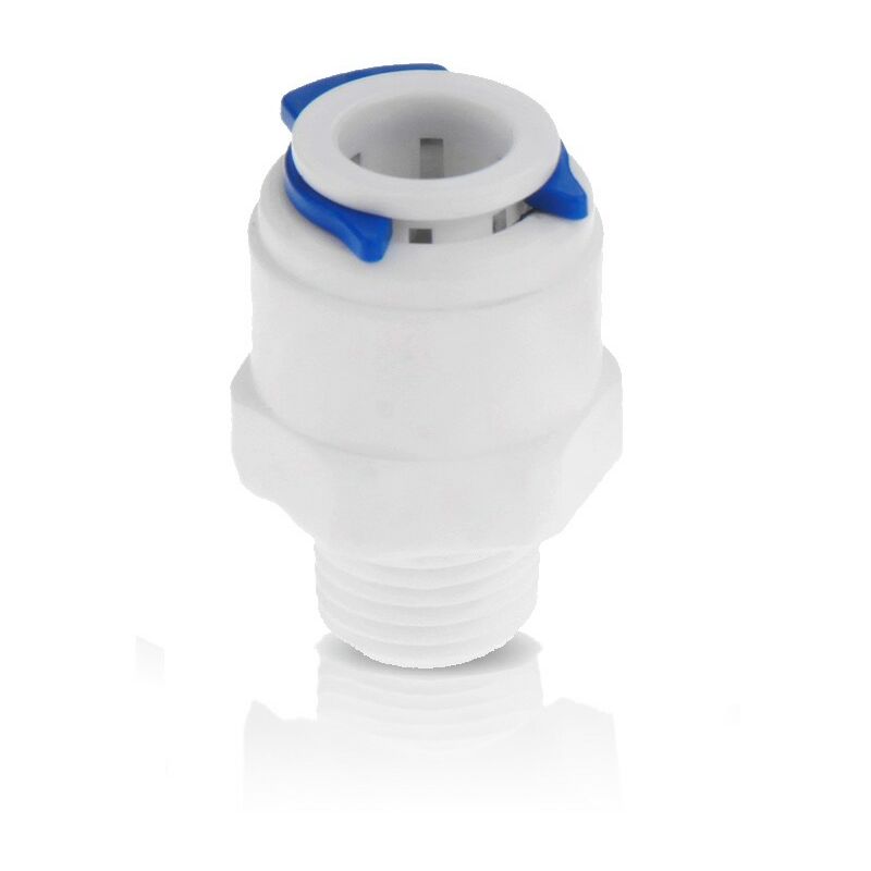 

10 Conectores rápidos recto rosca 1/4' tubo 1/4' para osmosis Inversa