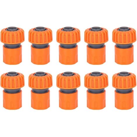 10 connecteurs rapides pour tuyaux d'arrosage G3/4 DN20 pour systèmes d'irrigation