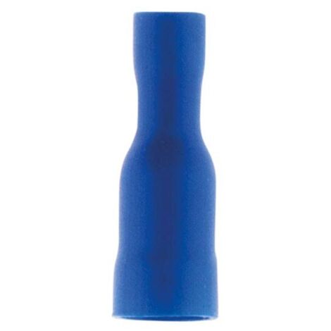 10 cosses fiches femelles Ø5mm - Bleu - Zenitech
