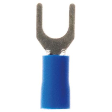 10 cosses fourches Ø5mm - Bleu - Zenitech