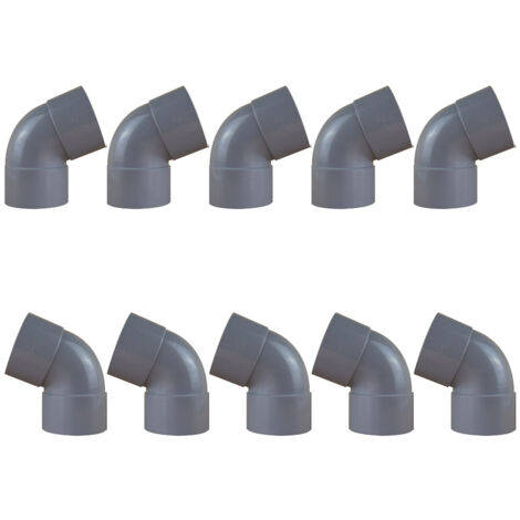 10 coudes PVC 67°30 Femelle/Femelle Ø100 - First Plast