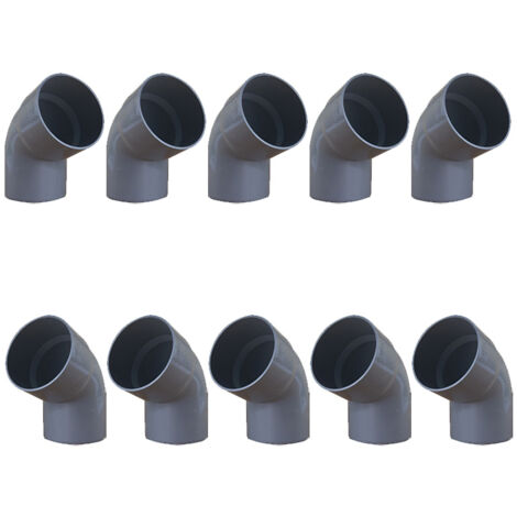 10 coudes PVC 67°30 Mâle/Femelle Ø100 - First Plast