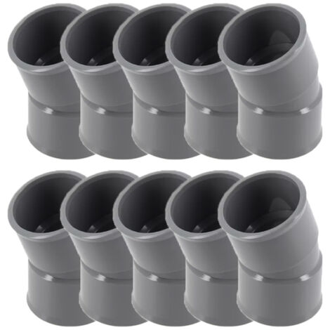10 coudes PVC évacuation Ø32 Femelle Femelle 20° - Nicoll