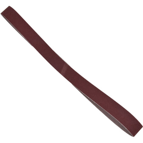 10 courroies abrasives 760x25mm (30x1") grains 240 à 1000 pour ponceuse à bande - Lot de 10
