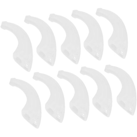 10 crochets d'oreille PP professionnels pour appareils auditifs contour d'oreille - Pièces de rechange