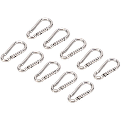 10 Crochets en Acier Inoxydable 304 pour Suspension Mangeoire Oiseaux, Fixation Jardin 5MM