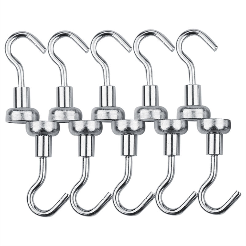 10 crochets magnétiques puissants 12mm pour organisation intérieure, robustes et durables