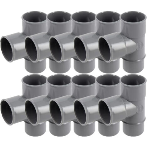 10 culottes pvc évacuation Ø40 Mâle Femelle 87°30 - Nicoll