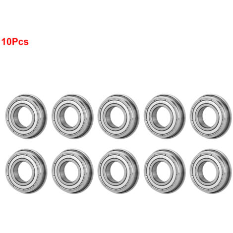 10 cuscinetti a sfere a gola profonda ad alta velocità F6901ZZ, doppia tenuta, 12 mm x 24 mm x 6 mm