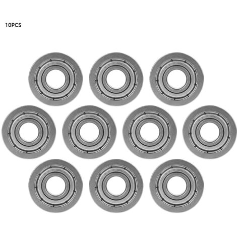 10 cuscinetti a sfere flangiati a doppia schermatura in miniatura F696ZZ 6x15x5 mm