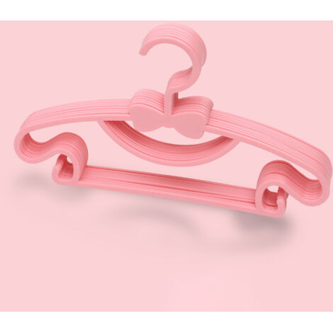 10 dicke Aufbewahrungsbeutel mit Schleife für Babykleidung, rosa