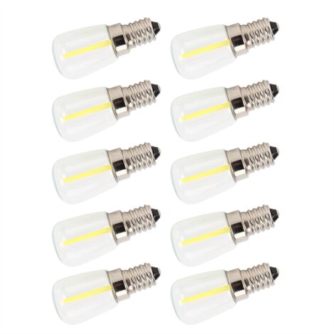 10 dimmbare E14 Mini-LED-Lampen, 1,5 W, 110 V, für Kronleuchter, Wandleuchten und Wohnraumbeleuchtung