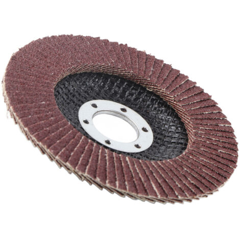 10 Disques à Lamelles 4,5" pour Meulage Finition Métal, Faible Vibration, Durabilité Améliorée, Abrasif Flexible