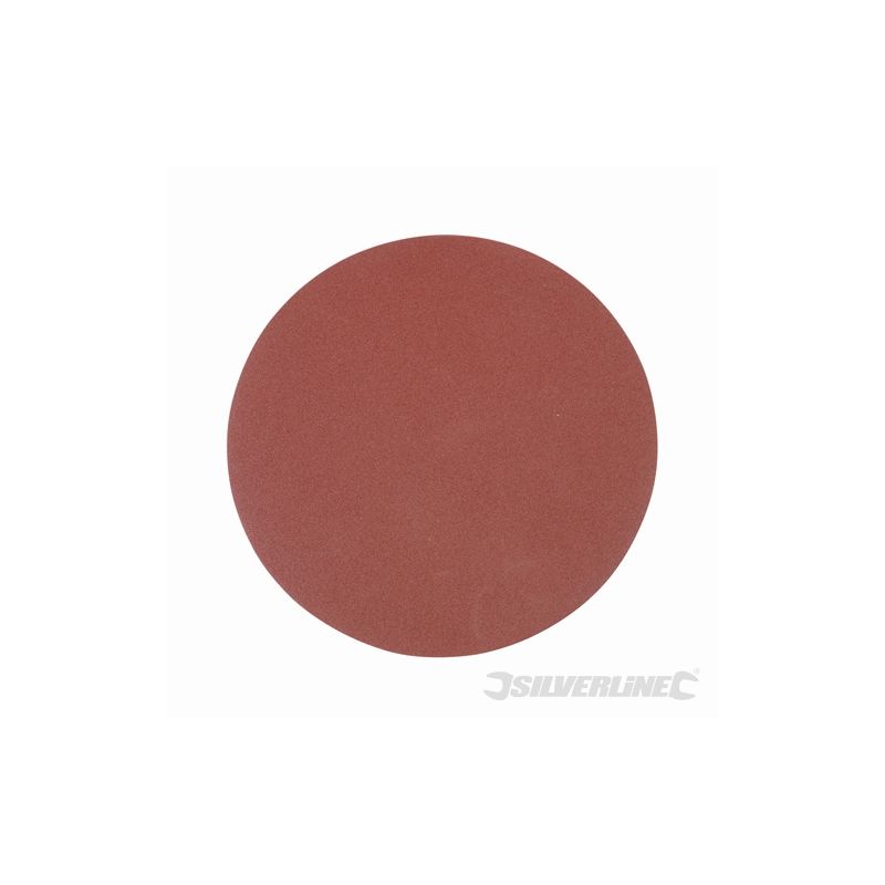 10 disques abrasifs auto-agrippants 300 mm grain 120 Silverline 436756
